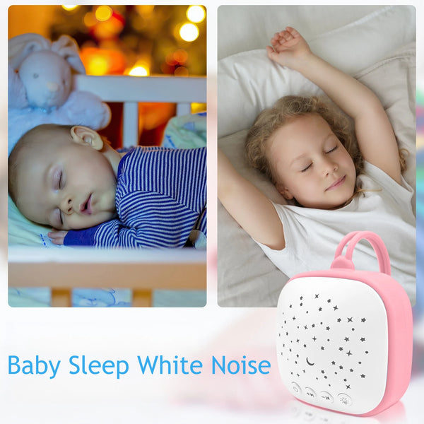 Sound Machine for Baby with Soothing Sounds Touch Warm Light Portable White Noise for Kids Adults for Sleeping Timer