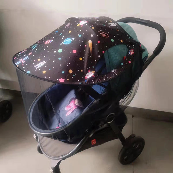 Baby stroller sunshade, walking children's magical sunshade, sunshade cover, children's stroller UV resistant sunshade canopy