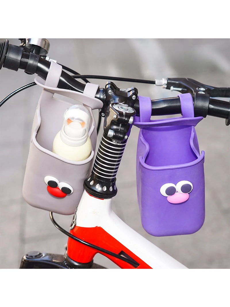 1 Pcs Silicone Cup Holder Outdoor Portable Cart Bicycle Water Cup Holder Bathroom Cup Holder Children's Bike  Storage Bag